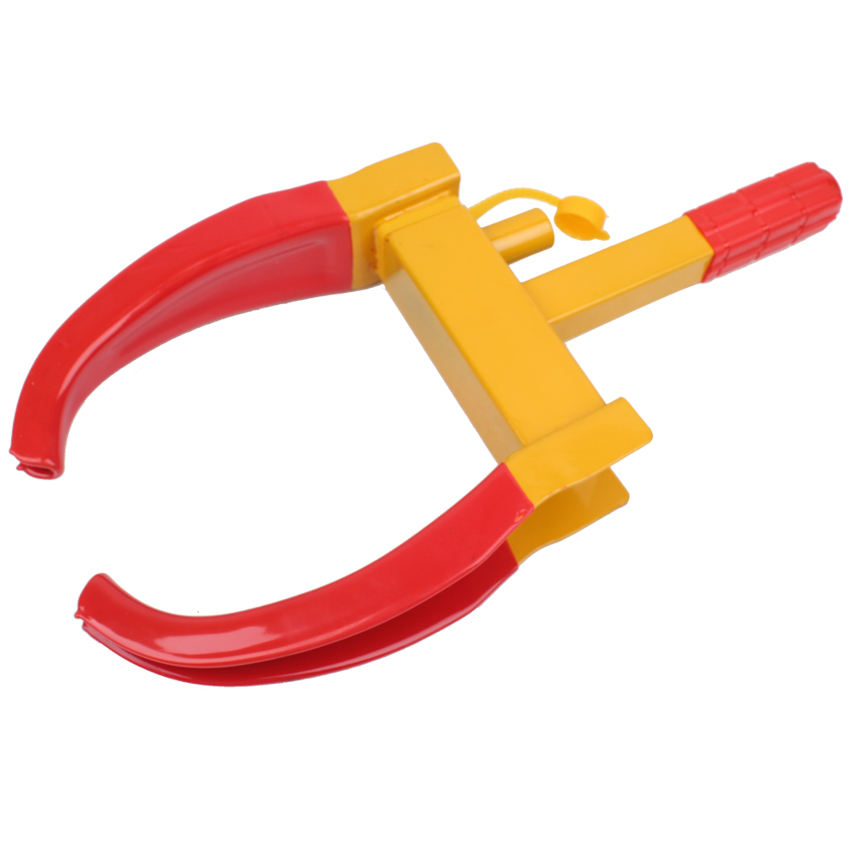 ANMA Universal Anti-Theft Chrome Steel Car Steering Wheel Lock - Model 113060